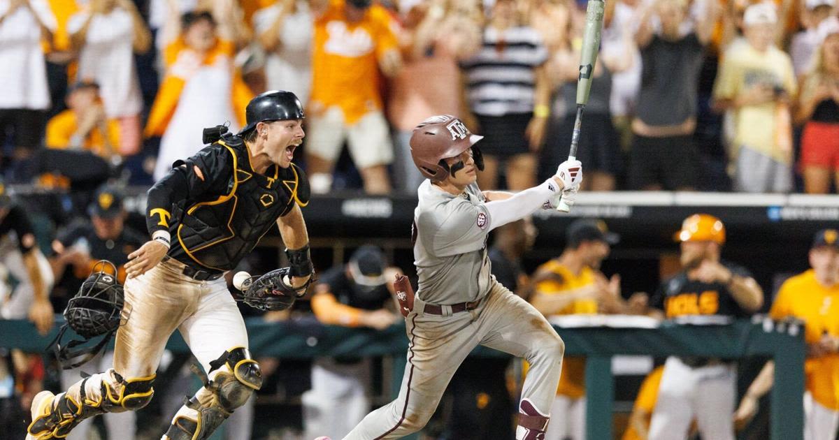 Texas A&M’s hunt for first College World Series title falls one game short