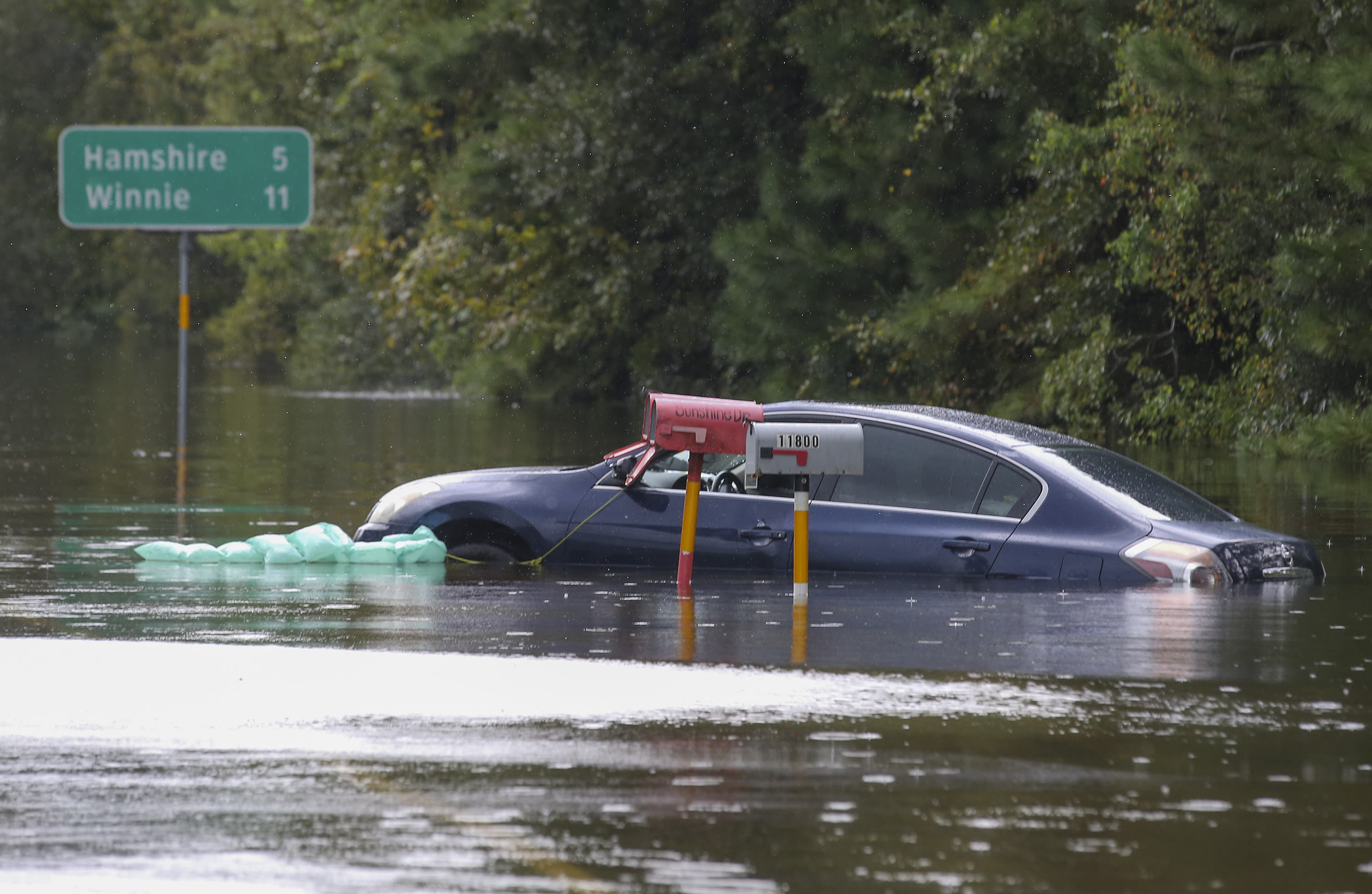 Texas flood map shows danger zones, live rainfall