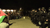 Police in riot gear surround Israel-Hamas war protesters at UC Santa Cruz. Arrests reported