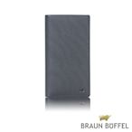 【BRAUN BUFFEL 德國小金牛】台灣總代理 戰神-A 17卡長夾-藍色/BF518-631-NY