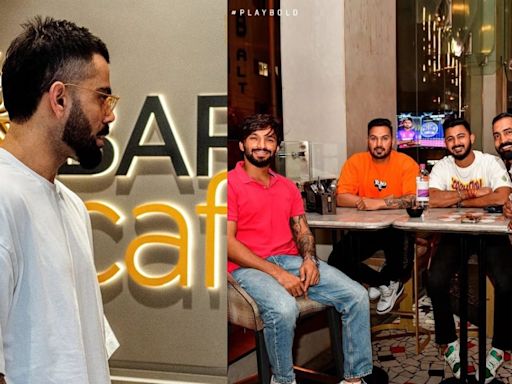 Virat Kohli, Faf Du Plessis and other Royal Challengers Bangalore players enjoy fun time at RCB Bar and Cafe, see pics
