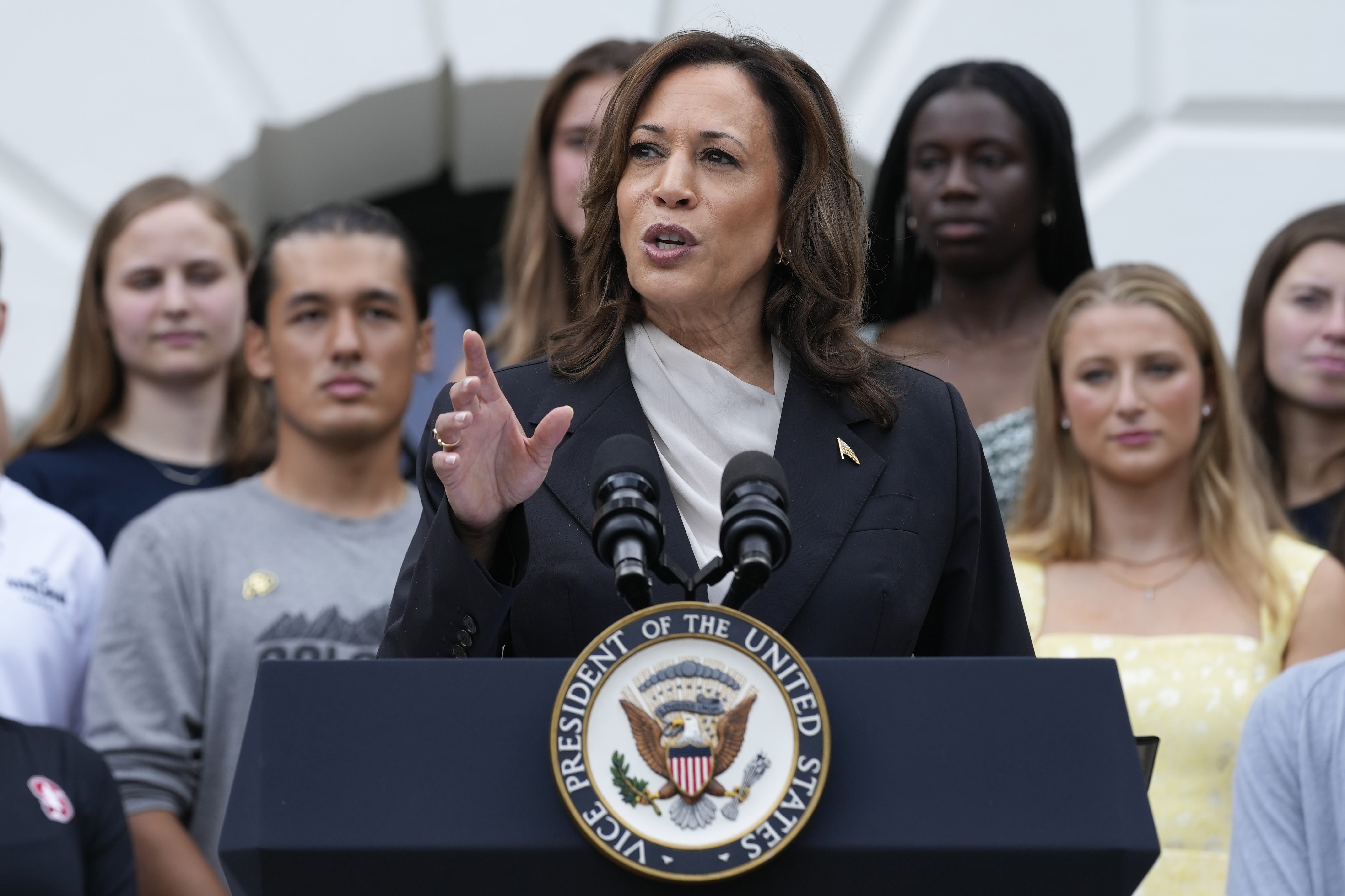 Harris converts Biden campaign into her own