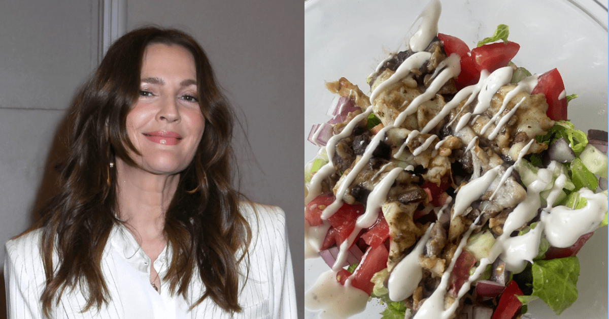 I Tried Drew Barrymore's Pizza Salad That Has Everyone Talking