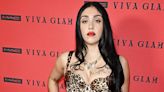 Madonna’s Daughter Lola Exudes Mob Wife Energy in a Leopard-Print Dress and Fuzzy Heels