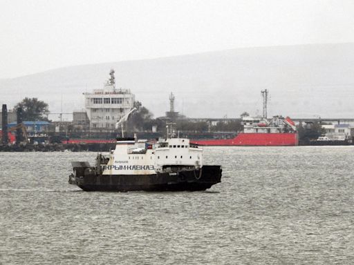 Crimea photos show aftermath of ATACMS strike on Kerch ferry crossing