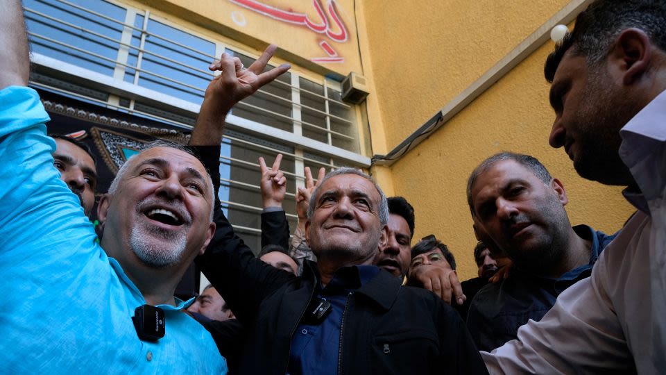 Reformist lawmaker Masoud Pezeshkian wins Iran’s presidential vote