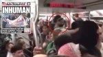 Masked anti-Israel protesters take over NYC subway car, tell ‘Zionists’ to raise their hands: ‘This is your chance to get out’