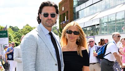 Louise Redknapp and Drew Michael lead the arrivals at the Wimbledon