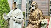 Vandal uses hammer to smash Brooklyn church statues of Mother Teresa, pope