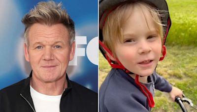 Gordon Ramsay Says He’s ‘On the Mend' After Biking Accident and Shares Video of Son Oscar, 5, Wearing Helmet on His Bike