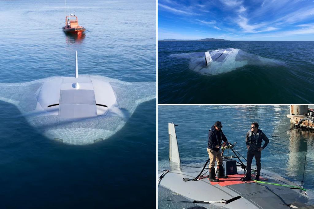 US Navy tests out new ‘Manta Ray’ drone that can stunningly hibernate on the sea floor for ‘very long periods — without even having to refuel