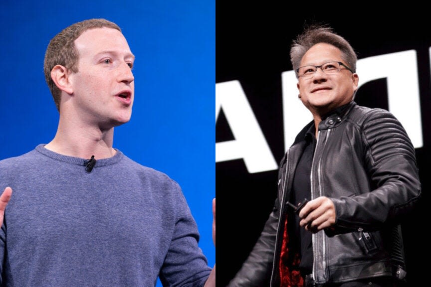 Mark Zuckerberg Spills The Beans On His Bromance With Nvidia's Jensen Huang: 'Hell Yeah, Let's Make Cheesesteaks'