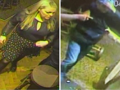 Man and woman wanted after serious assault at Glasgow premises