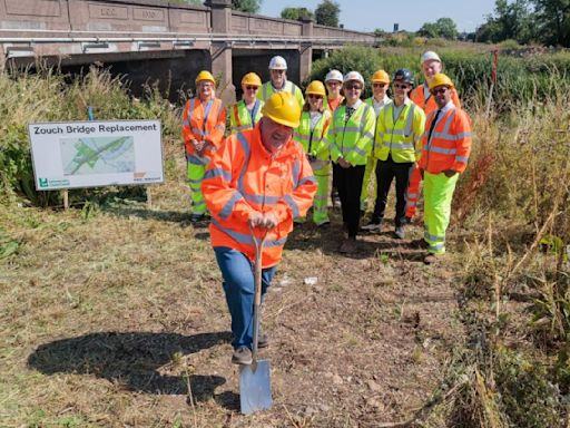 Work begins on £19.5m bridge replacement project in UK