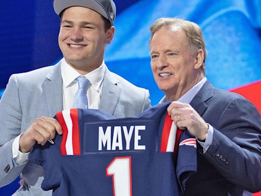 Patriots' Jerod Mayo: 'Our legacy will be defined by' Drake Maye; rookie to compete with Jacoby Brissett at QB