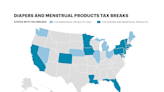 Colorado will no longer charge sales tax on diapers and menstrual products. Here are other states with similar tax breaks