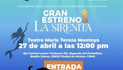 Lánzate a ver el musical de La Sirenita GRATIS en CDMX