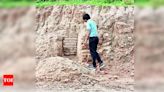 JCBs flatten 2,000-year-old archaeological site in Vadnagar | Ahmedabad News - Times of India