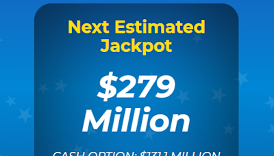 Mega Millions winning numbers for Tuesday, July 23, 2024 lottery drawing. Jackpot at $279M