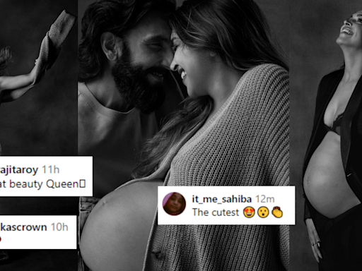 Deepika Padukone flaunts baby bump in stunning maternity photoshoot with Ranveer Singh; Fans are all hearts