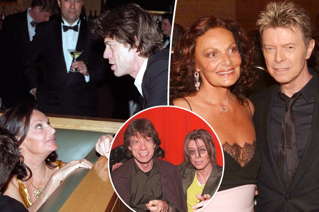 Diane Von Furstenberg once ‘considered’ threesome invite from Mick Jagger and David Bowie