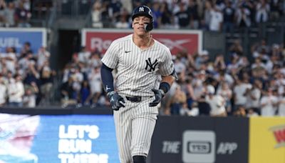 Aaron Judge returns to Yankees' lineup after HBP, still has some 'discomfort'