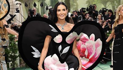 Demi Moore's Jaw-Dropping 2024 Met Gala Dress Is Made from Wallpaper and Took 11,000 Hours to Embroider