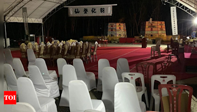 Empty chairs, food & feast: Thai-based Chinese graveyard holds movie screening for dead - Times of India