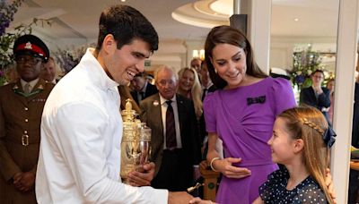 Kate Middleton Has Proud Mom Moment as Princess Charlotte Shakes Hands with Wimbledon Champion Carlos Alcaraz