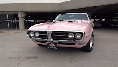 1968 Pontiac Firebird Previously Owned by Nancy Sinatra Flexes Super Rare Pink Mist Color