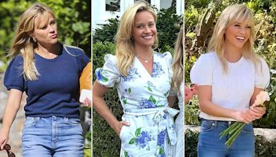 Reese Witherspoon Keeps Wearing Shirts and Dresses with This Pretty Detail — Shop the Trend from $16