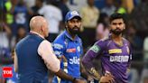 IPL 2024: Kolkata Knight Riders face Mumbai Indians in bid for a top-two spot - Times of India