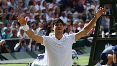 Wimbledon 2024 LIVE: Tennis result as sensational Carlos Alcaraz retains title with Novak Djokovic demolition