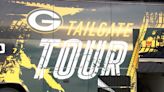 Packers players make first stop on Tailgate Tour to a Manitowoc High School