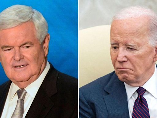 WATCH: Newt Gingrich Slams President Joe Biden and Demands Americans Be 'Tried for Treason’ for Chanting ‘Death to America’