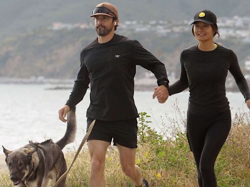 Milo Ventimiglia and Wife Jarah Mariano Hold Hands as They Enjoy PDA and Puppy-Filled Beachside Jog