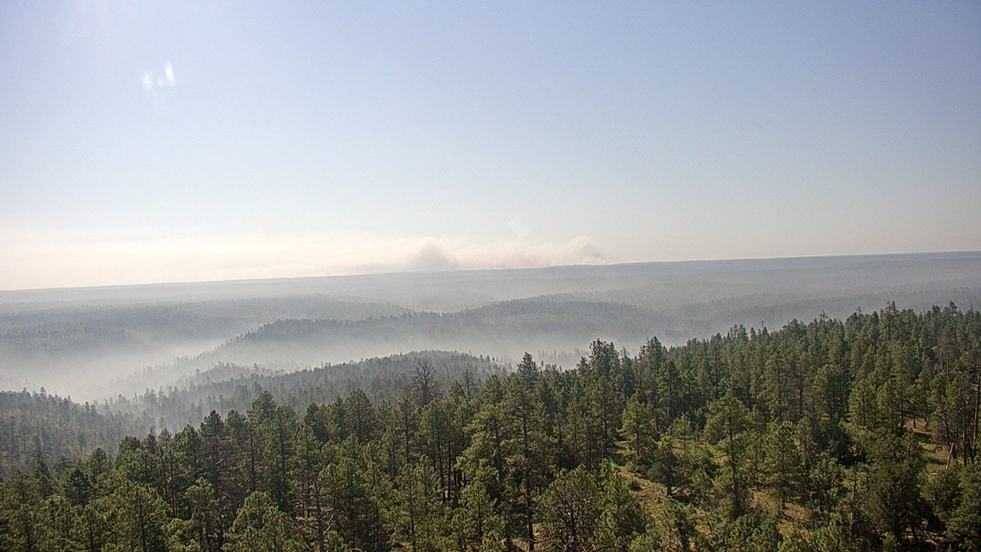 Pius Fire evacuations in effect for campers near Bear Canyon Lake, Knoll Lake