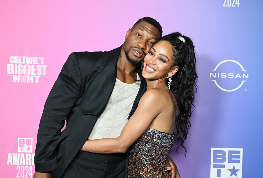 Captain Save-A-Kang? Rumor Alleges Meagan Good Coretta Covers Jonathan Majors' Bills & Child Support...