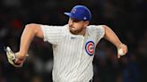 Cubs reliever Luke Little had to change his glove due to an American flag patch