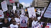 Thousands march against femicide in Kenya following the January slayings of at least 14 women