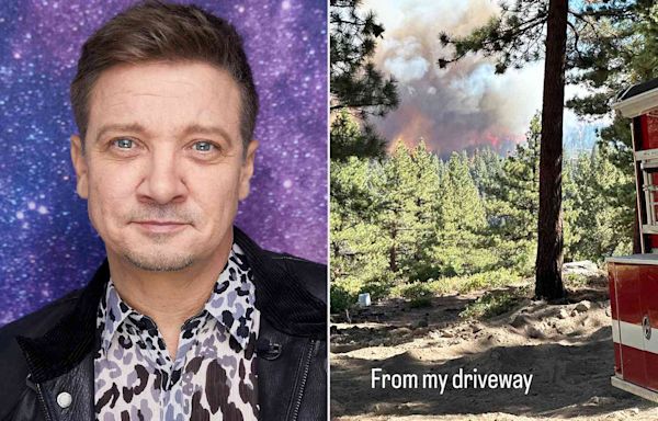 Jeremy Renner Shares Harrowing Video of Evacuation from Lake Tahoe Home as Wildfire Approaches