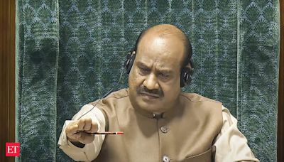 Congress urges Om Birla not to dub farmers' media byte in Parliament premises as violation, cites past instances - The Economic Times