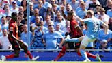 Kevin De Bruyne stars as Manchester City crush Bournemouth