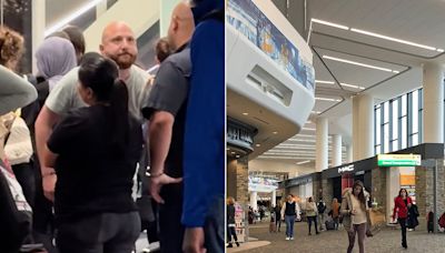 Huge argument explodes at LaGuardia Airport