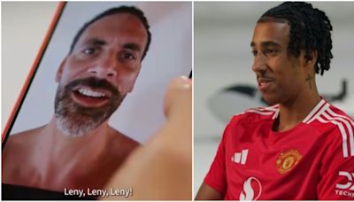 Leny Yoro reveals the key role Rio Ferdinand played in making him join Man Utd