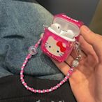 愛優殼配件 日韓ins風可愛卡通包包造型粉嫩愛心barbie芭比hellokitty蘋果airpods1/2/3凱蒂