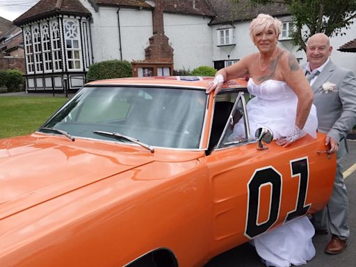 Dukes of Hazzard fan recreates car for £82k - and takes it to his wedding