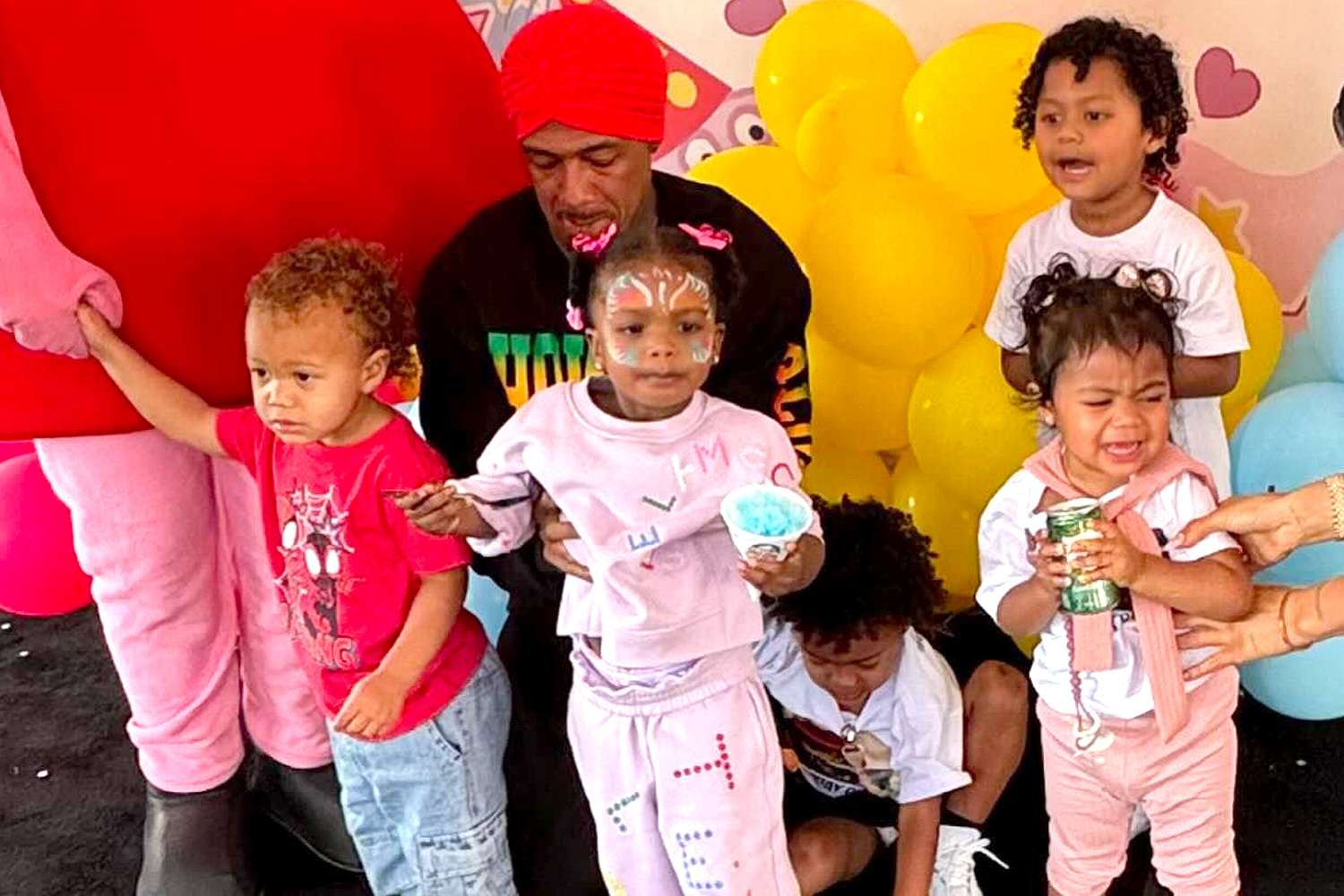 Nick Cannon Shares Rare Snap with 5 of His Kids at Daughter Onyx's Second Birthday Party: 'So Much Love'