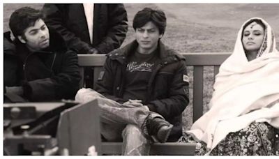 ...photo with Shah Rukh Khan and Rani Mukerji from 'Kabhi Alvida Naa Kehna' set; thanks SRK, Aditya Chopra - See inside - Times of India