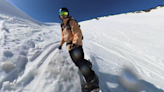 Snowboarding The Lava Tubes Of Mount St. Helens